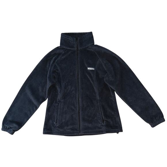 Columbia Benton Springs Full Zip Black Fleece Jacket Women's Large - Picture 1 of 7